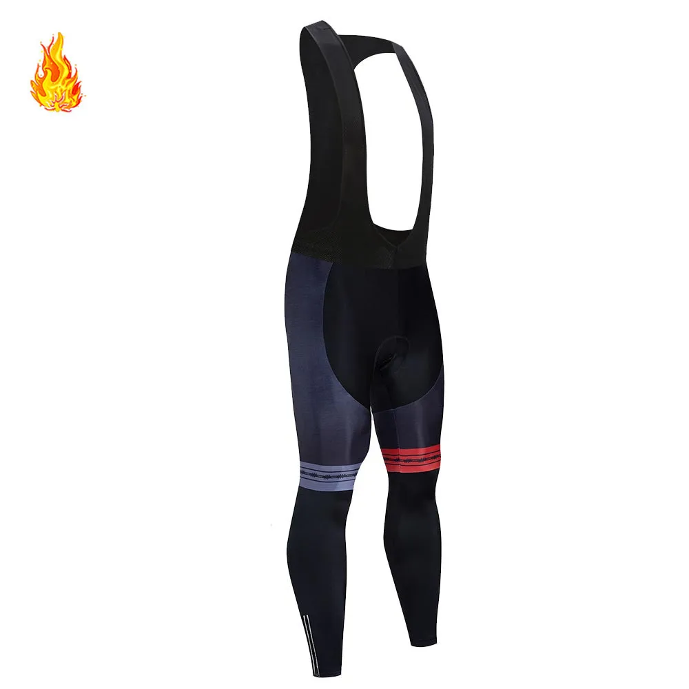 Pro Team NW Степ Велоспорт Джерси 9D Bib набор одежды для велосипеда из Бельгии Мужская Зимняя Теплая Флисовая велосипедная Одежда для велоспорта - Цвет: Небесно-голубой