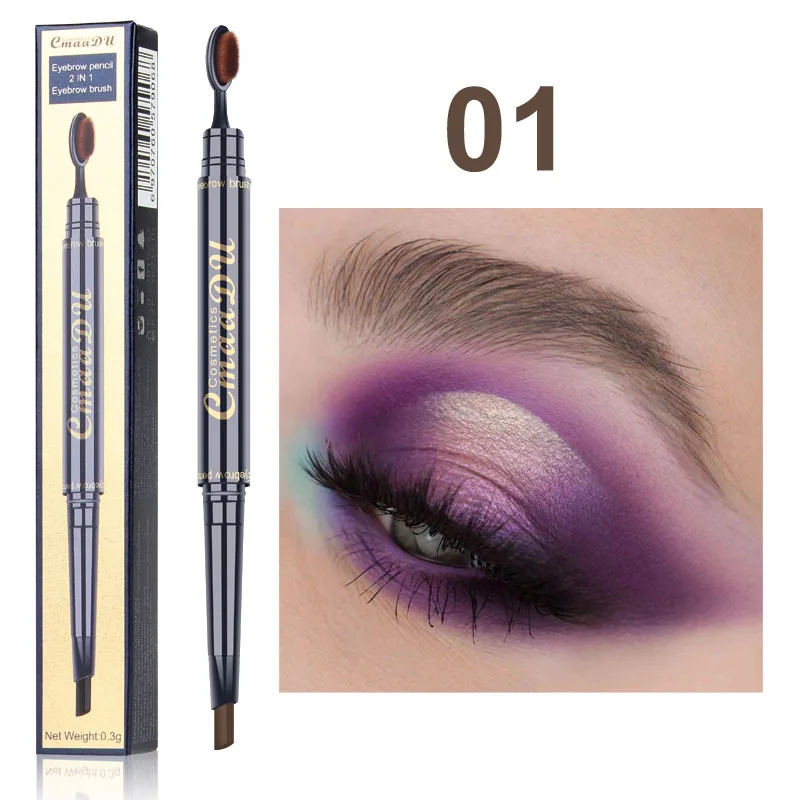 Tatuagem à Prova Água de Longa Duração com Escova Fácil de Usar 2 em 1 Cmaadu Novo Micro Blading Sobrancelha Caneta d' Macia Maquiagem Ferramentas Sk88 5 Cheap Realç. sobranc.