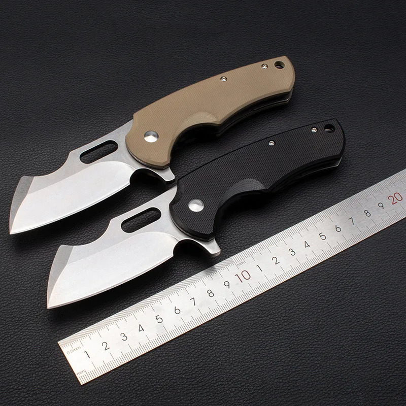 

Multi Functional Small Folding Knife D2 Blade G10 Handle EDC Tool Outdoor Camping Hunting Folding Knives