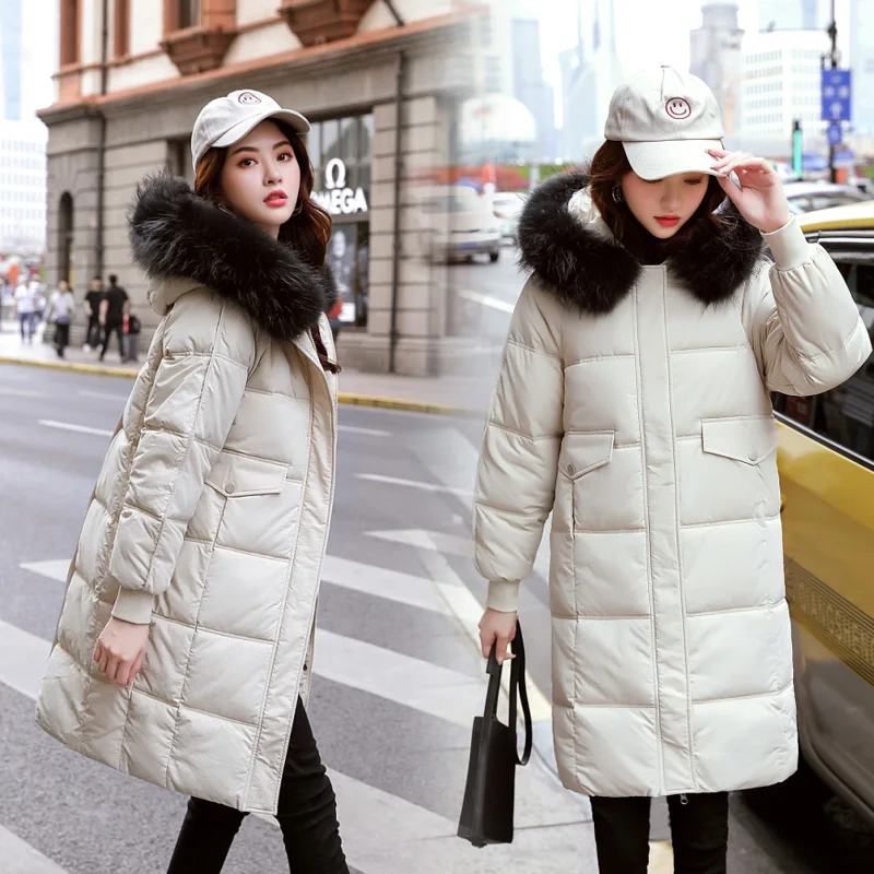 Женская куртка высокого качества новое зимнее пальто с капюшоном женские модные куртки зимняя теплая женская одежда повседневные парки