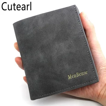 

dull polish wallet men Vintage small carteiras dollar thin purse Multi-functional Fashion PU leather Short billetera cuzdan