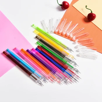 

0.5mm 6pcs Gel Pen Refill The Simple But Elegant Color Gel Pen Gift School Office Supplies