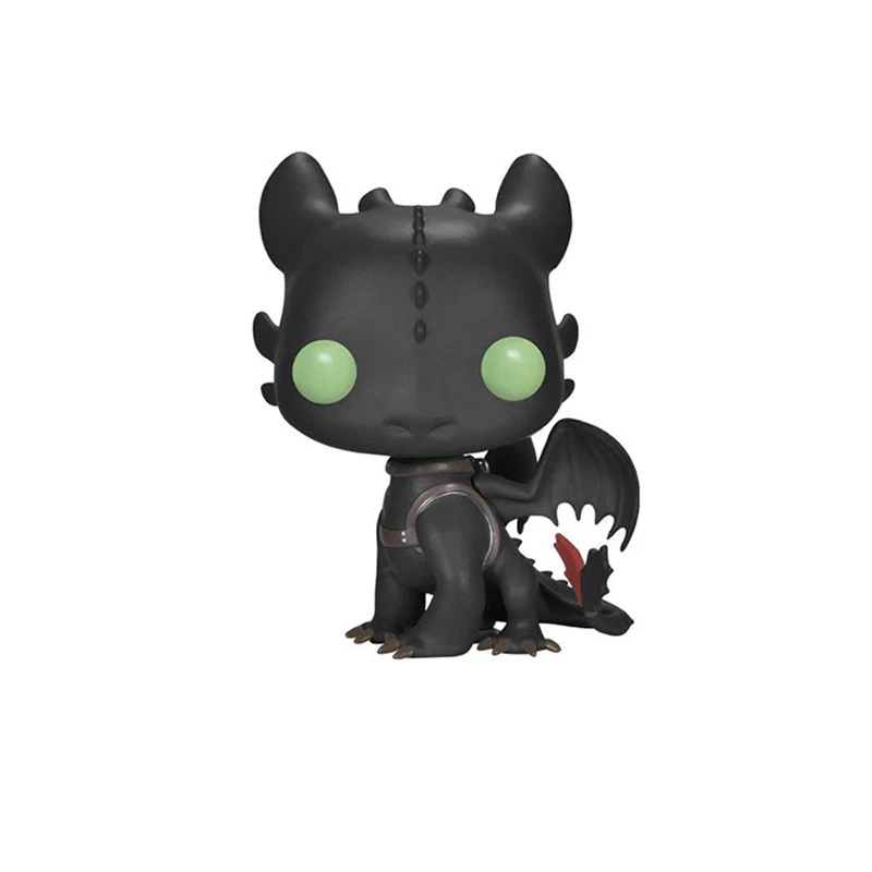 Funko POP Как приручить ваших драконов 10 см Беззубик ночная фурия ПВХ фигурка
