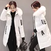 Women Winter Jackets Down Cotton Hooded Coat Plus Size Parkas Mujer Coats Long Coat Fashion Female Fur Collar Coats A1297 ► Photo 2/6