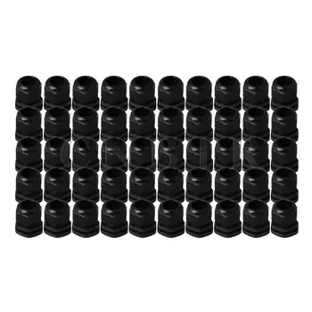

CNBTR 50 Pieces PG29 Waterproof Button Box Cable Wire Connector 53mm Length