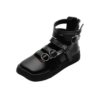 

Girls Shoes Strap Roman Mary Janes Patent Leather Princess Shoes Baby Wedding Shoes Big Girl Flats Toddlers Shoes