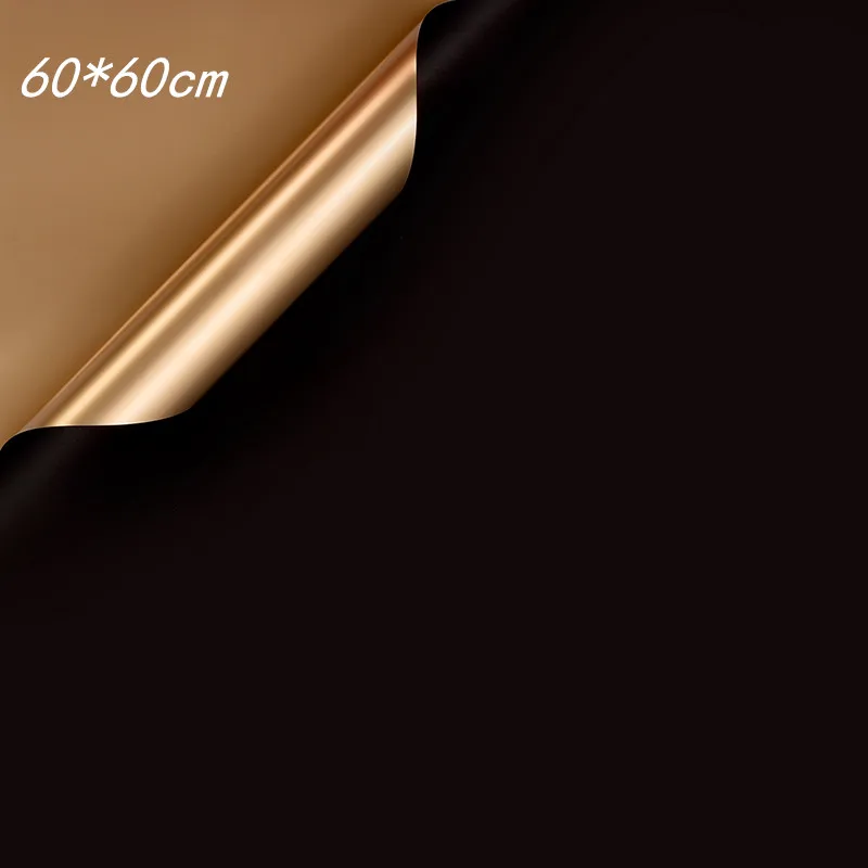 K 20 шт двухсторонняя оберточная бумага для букета 60*60 см Водонепроницаемая оберточная бумага для цветов подарки свадебный макет креативная бумага для цветов - Цвет: K