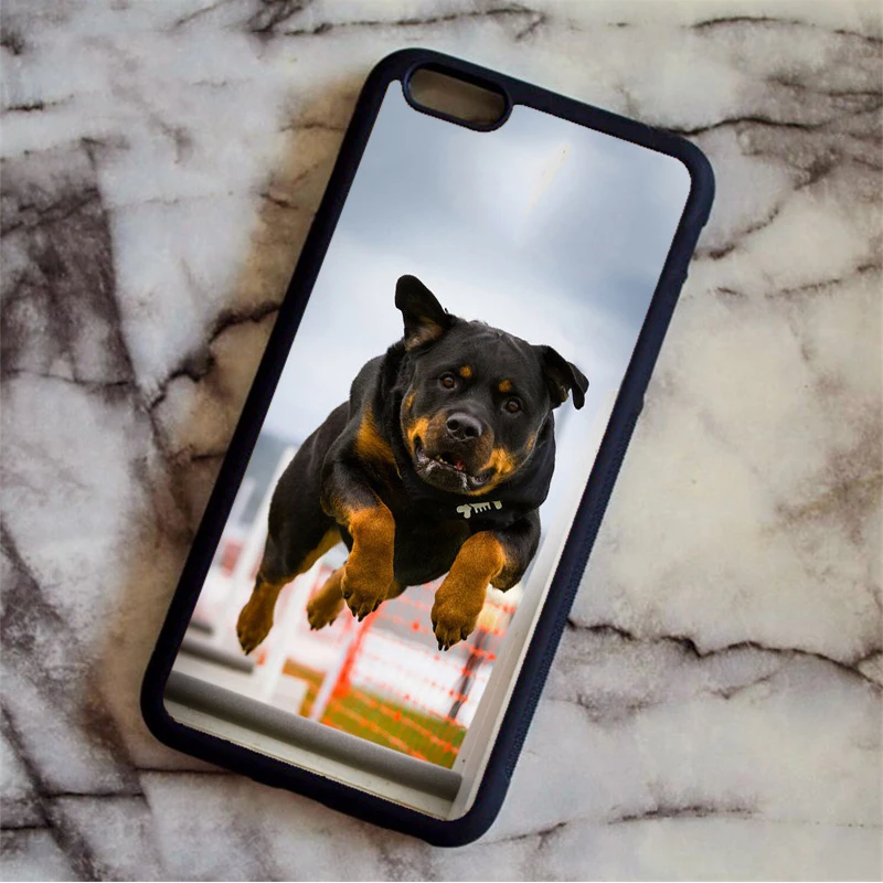 KETAOTAO Ротвейлер Собака Щенок чехол для телефона s для iPhone 4S 5C SE 5 5S 6 6S 7 8 Plus XR XS Max Чехол Мягкий ТПУ резиновый силиконовый - Цвет: Серый