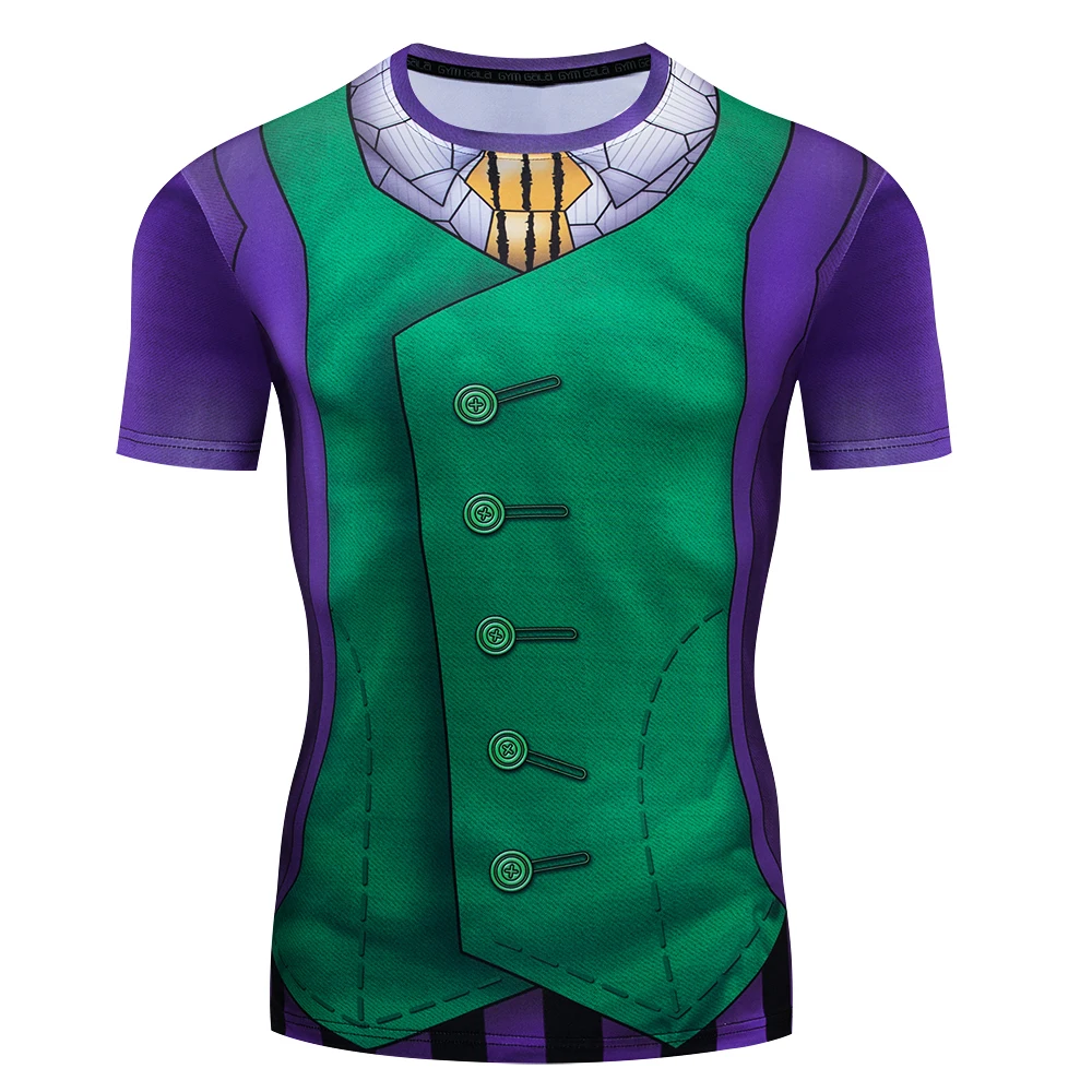 Новая детская компрессионная футболка для мальчиков облегающая Детская футболка с короткими рукавами и супергероями для бодибилдинга брендовая одежда топы pinshun - Color: 021