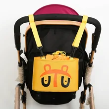 Sac à couches pour bébé, sac à dos pour maman, grande capacité, dessins animés, voyage, étanche, soins, humide