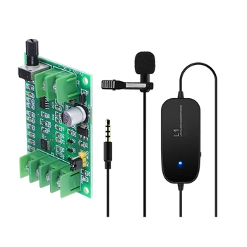 

2 Set Accessories: 1 Set 3.5Mm o Video Record Lavalier Lapel Microphone 6M(20Ft) & 1 Set 5V 12V Brushless DC Motor Driver Co