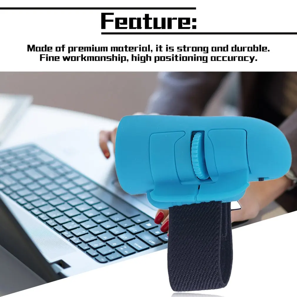 Universal 2.4GHz USB Wireless Finger Rings Optical Mouse 1600Dpi For All Notebook Laptop Tablet Desktop PC 4 Colors Optional