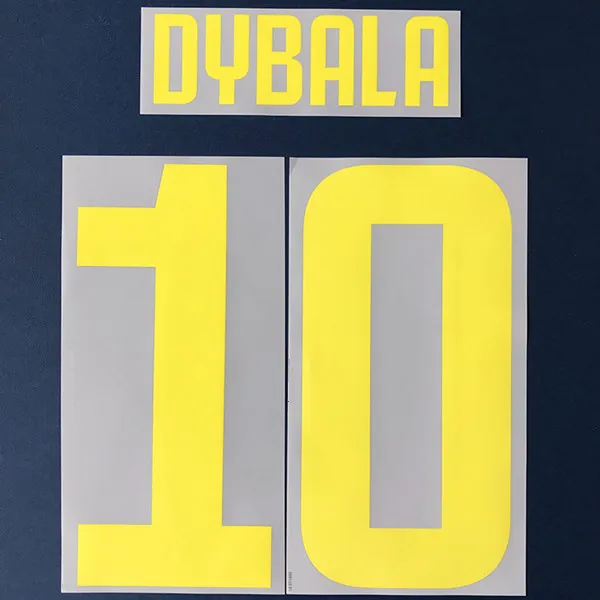 19 чехлы с изображением Роналдо и Буффон DYBALA Манджукич пьянич Маркизио Игуаин барцальи бернардески Home Away горячего тиснения патч значки - Цвет: DYBALA