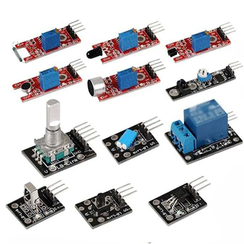 Высокое качество Окончательный 37 в 1 модуль датчика Комплект для Arduino и Raspberry Pi обучения пользователя