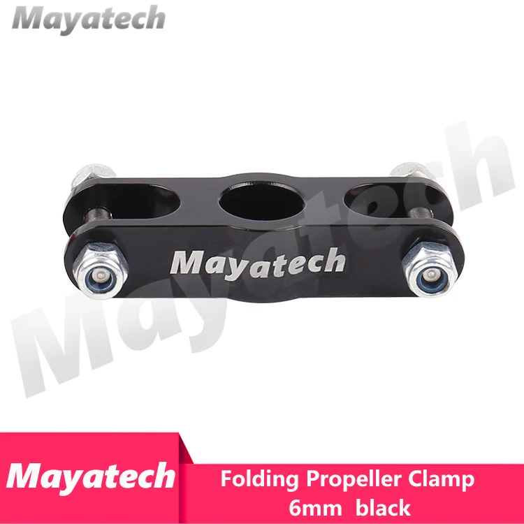 Mayatech складной пропеллер клип набор 5 мм/6 мм/8 мм для RC самолета - Цвет: BLACK 6MM
