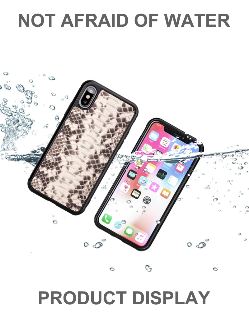 Лаковый чехол для телефона с изображением змеи для IPhone X, XS, Max, XR, Apple 5, 5S, SE, 6, 6 S, 7, 8 Plus, защитный чехол для телефона с кисточкой