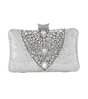 

2020 diamond beads evening clutch bags luxury diamond bling wallets with chain dinenr purse for ladies drop shipping MN1671