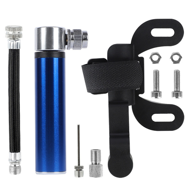 Pump Portable WEST BIKING Mini MTB Mountain Road Bike Air Pump  Portable Bicycle Tire Air Inflator Basketball Football