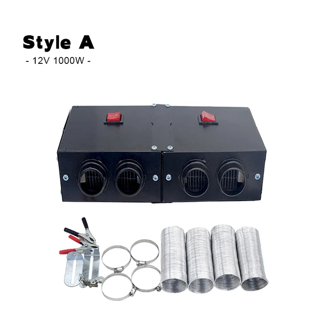 1600W θερμαντήρας αυτοκινήτου 4 οπών γρήγορης θέρμανσης 12V/24V ανεμιστήρας αέρα θερμαντήρας στάθμευσης παρμπρίζ ξεθάμπωμα παραθύρου ξεθάμπωμα για αυτοκίνητο αυτοκίνητο φορτηγό βαν_voghion.com