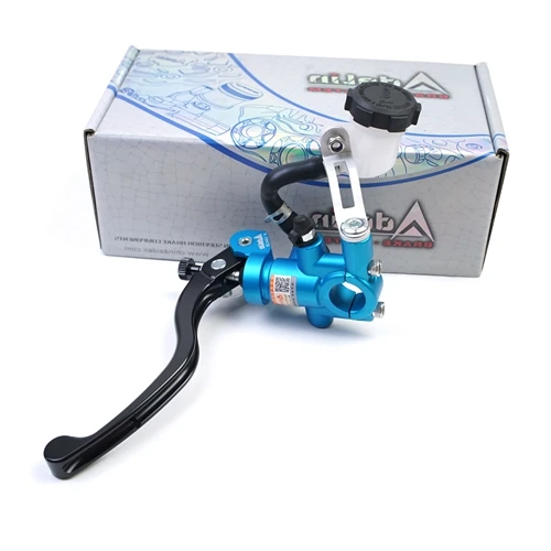 Piston 19mm 19RCS Radial Mounting Brake Clutch Lever Moto Hydraulic Master Cylinder 22mm 7/8" Racing Bike Pitbike CBR1000 Z1000 - Color: Blue Left