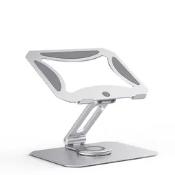 Portátil suporte p58 dupla camada dobrável liga de alumínio portátil desktop preguiçoso suporte oco dissipação de calor