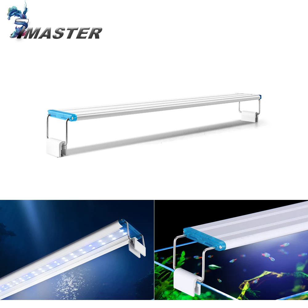 

Super Slim LEDs Aquarium Lighting Aquatic Plant Light 18-75CM Extensible Waterproof Clip on Lamp For Fish Tank