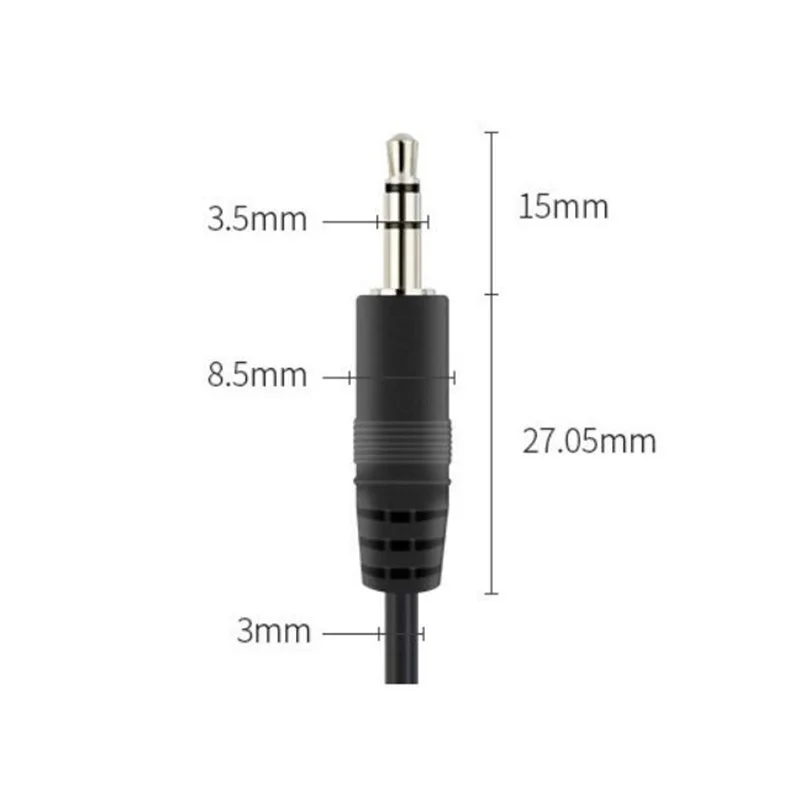 Câble d'extension audio mâle et femelle, 3.5mm, 2, 3 broches, 4 cœurs, connecteur mx, ligne de tête 3.5mm, mono, stéréo, 3, 4 fils, bricolage audio, 1m, 1 pièce, 5 pièces