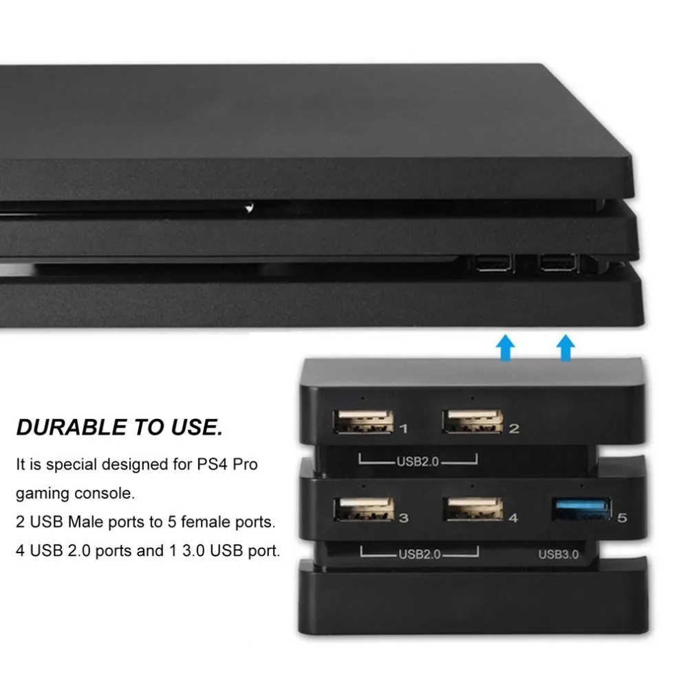 Профессиональный 2-5 концентратор высокоскоростной USB 3,0 2,0 удлинитель концентратора адаптер консоль аксессуары для игровой консоли playstation 4 PS4 Pro