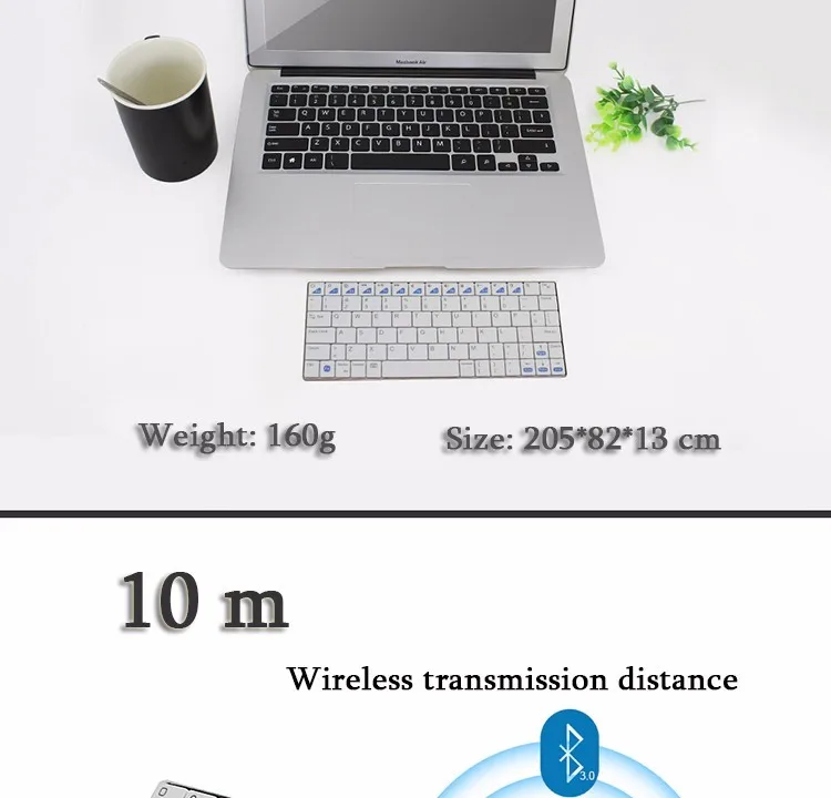 Профессиональная ультра-тонкая беспроводная клавиатура Bluetooth 3,0 Клавиатура Teclado для Apple для iPad серии iOS системы оптом