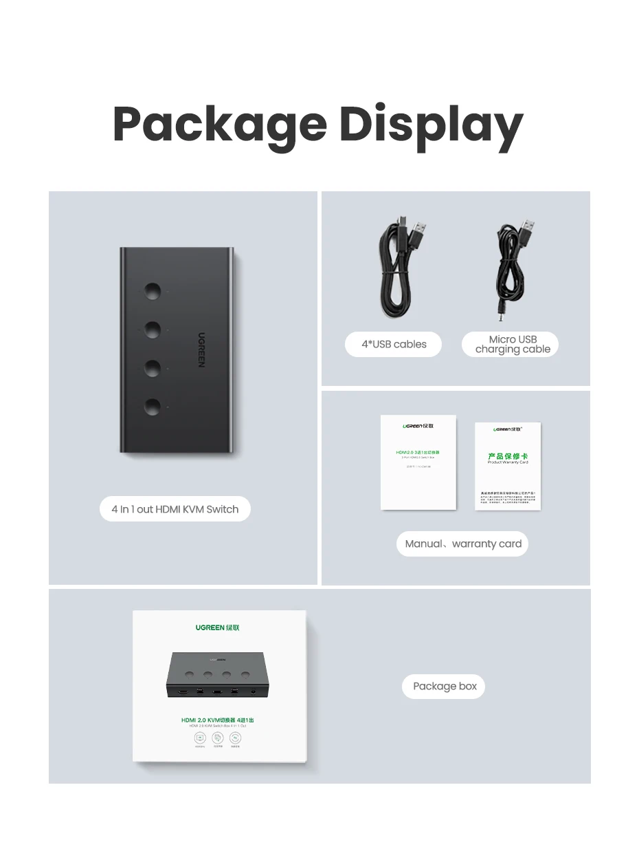 pcs compartilhando impressora teclado mouse 4 portas 4k 60hz hdmi kvm switch