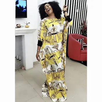 

Print African Dresses For Women 2020 Dashiki Traditional Africa Clothing African Dress Bazin Plus Size Robe Africaine