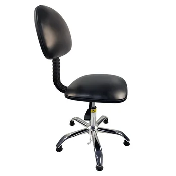 

Antistatic chair laboratory dedicated assembly line lift dustless workshop leather back