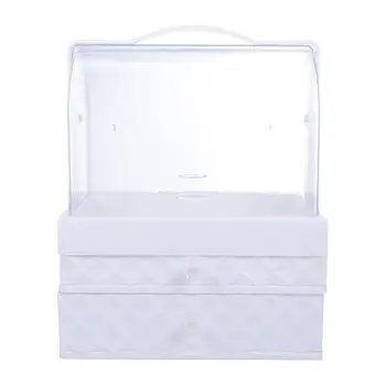 

1pc Storage Box Durable Creative Dust-proof Drawer Type Box for Women Makeup