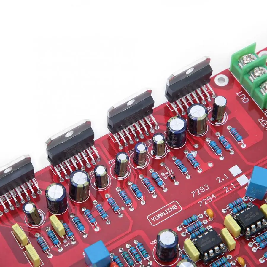 TDA7294 2,1 канал 2x80 Вт+ 160 Вт сабвуфер Hi-Fi усилитель мощности Модуль платы