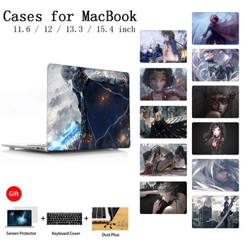 

New Laptop Notebook Case For MacBook Pro 13.3 15.4 Inch With Touch Bar Keyboard Cover A1466 For Apple MacBook Retina Air A2179