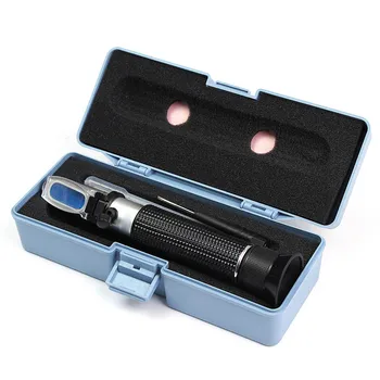 

Salinity Meter Refractometer Dual Scale 1.0 to 1.07 S.G. Salt Tester for Aquarium Seawater H7JP
