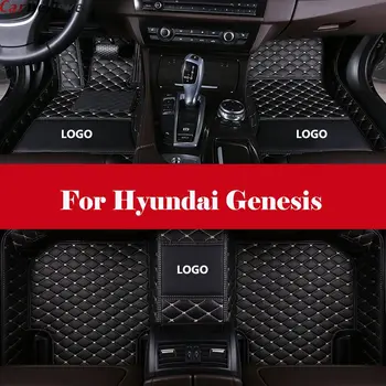 

Custom Fit XPE-Leather All Full Surrounded Waterproof car styling Car Floor Mats For Hyundai Genesis