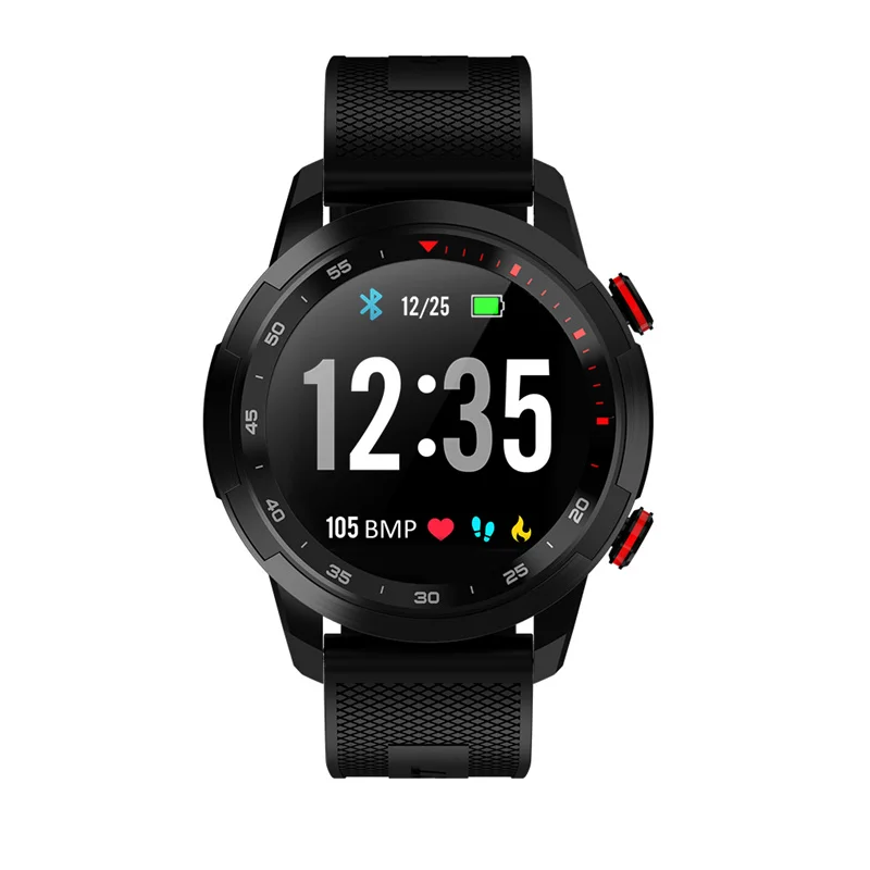 

Men Full Screen Touch Smartwatch Weather Heart Rate Blood Pressure Control Music Smart Watch For IPhone Huawei Samsung Xiaomi