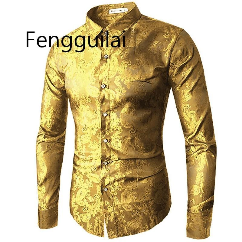 golden yellow long sleeve shirt