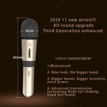 Leten Powerful Vibrator for Women, Big Head Magic AV Wand Massage Stick Massager Clitoris Nipple Stimulator Female Adult Sex Toy 6