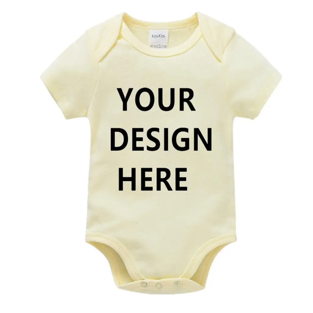 

0-24M DIY Photo Logo Newborn Baby Jumpsuit Christmas Custom Baby Body Suit Personalized Boy Romper Customized Infant Bodysuit