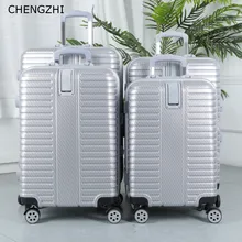 CHENGZHI 2" 22" 2" 26 дюймов Дорожный чемодан, Жесткая алюминиевая рама, чемодан на колёсиках, Спиннер с колесом для женщин и мужчин, сумка на колесиках