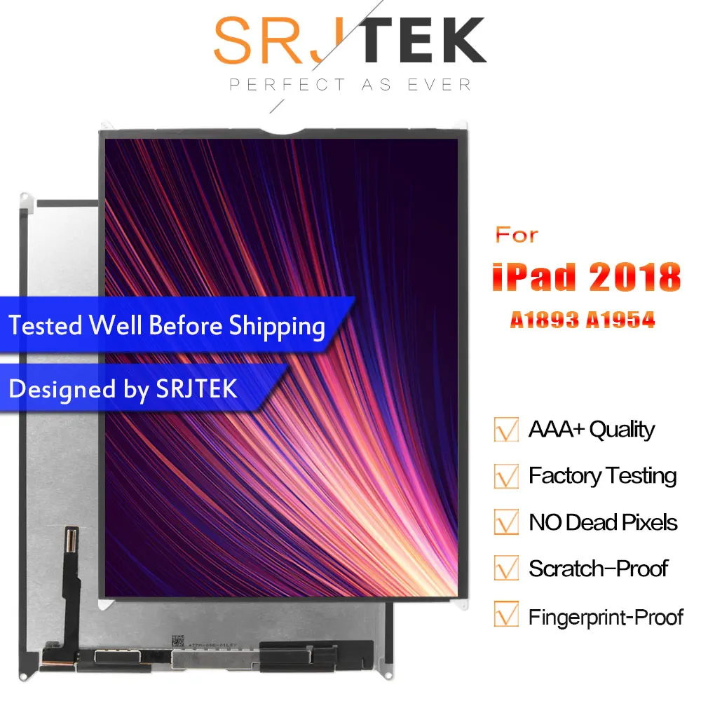 Дисплей для iPad 6 9 7 2018 A1893 A1954 ЖК-экран ЖК-дисплей iPad6 экран дисплея матрица замена |