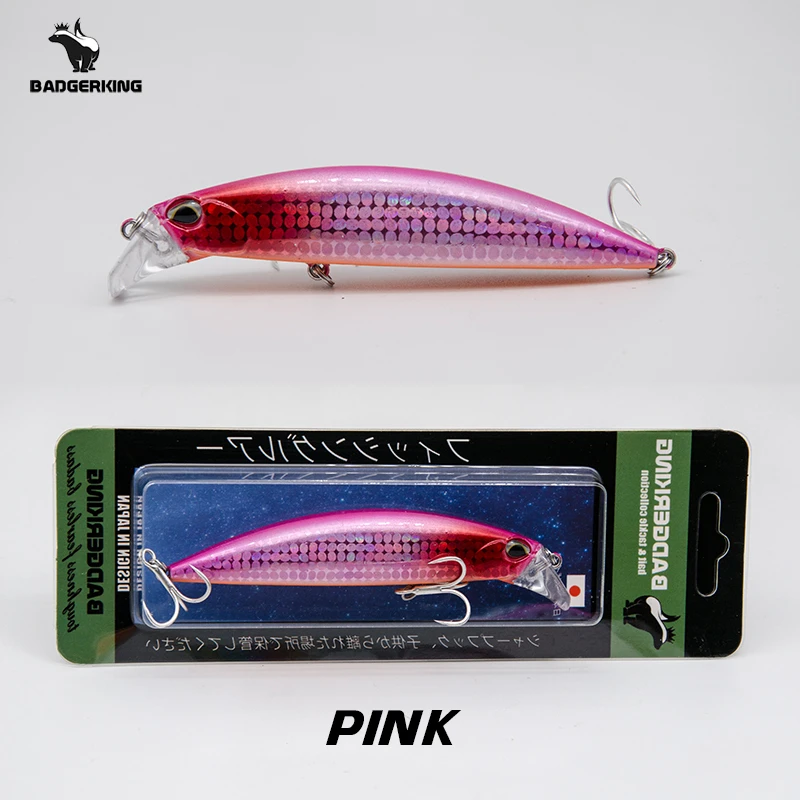 30 г дайвинг с неглубоким погружением Воблер для мелкой рыбы Джеркбейт рыболовные приманки кренкбейт поддельные приманки для рыбалки - Цвет: pink