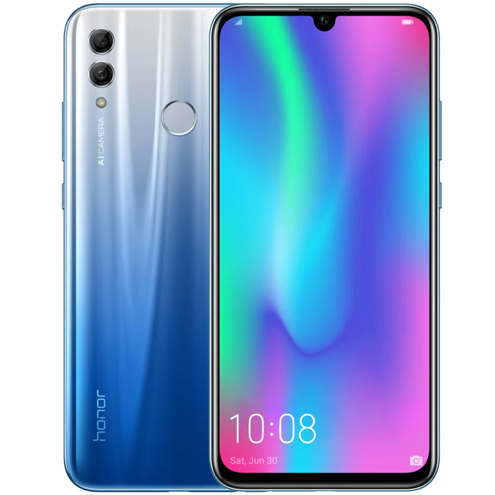 Глобальная версия Honor 10 Lite 3 ГБ+ 32 Гб Смартфон 6,2" Android 9,0 Восьмиядерный 24мп камера отпечаток пальца мобильный телефон