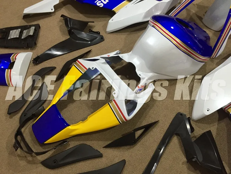 4 подарки литья под давлением ABS полный обтекатель комплект Подходит для Honda CBR1000RR cbr1000 04 05 2004 2005 набор кузова синий желтый