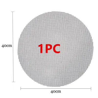 Round(40x40cm) 40*40 см антипригарный коврик для гриля барбекю коврик для выпечки многоразовые тефлоновые плиты для приготовления пищи вечерние коврики для гриля инструменты для активного отдыха - Цвет: Round(40x40cm)