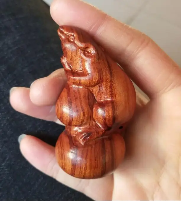 Восточный старый Самшит ручной работы резьба по дереву мышь NETSUKE | Дом и сад