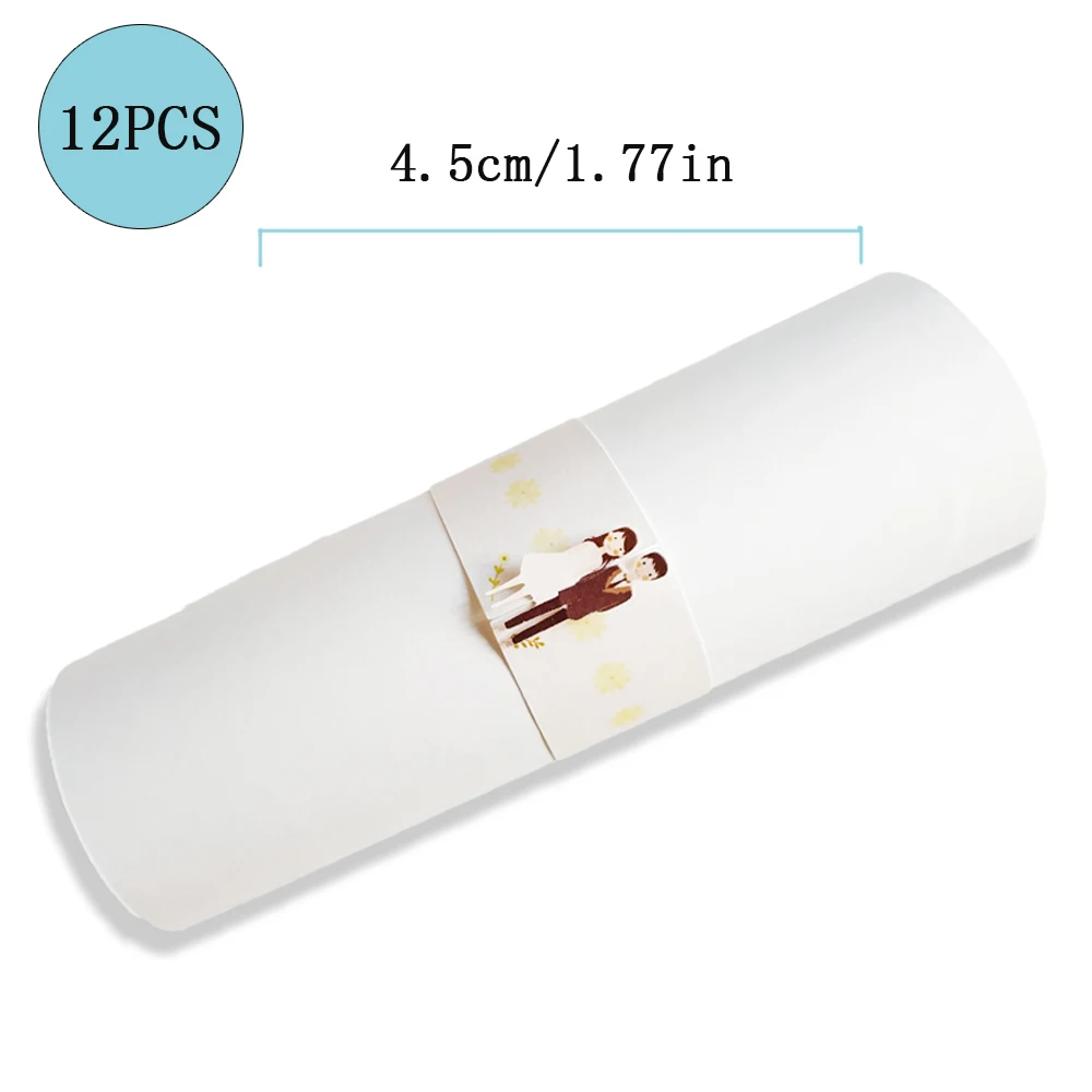 1 Set Design Cartoon Young Groom Bride Korea Type 3D POP UP Cards Wedding Invitaitons Blank Print Custom Made Cards PARTY - Цвет: Towel buckle X 12