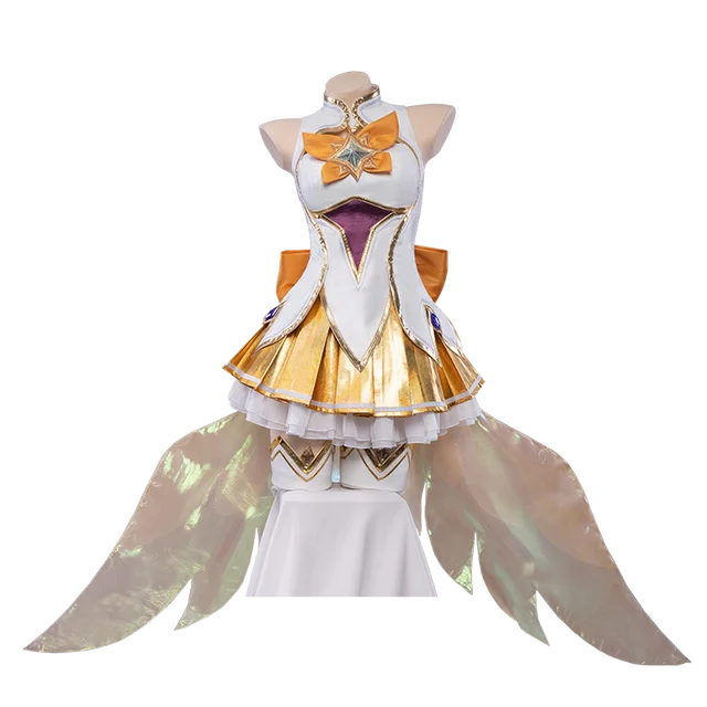 UWOWO Soraka Cosplay Costume Game League of Legends Star Guardian Soraka Prestige Edition Cosplay Outfits Set A